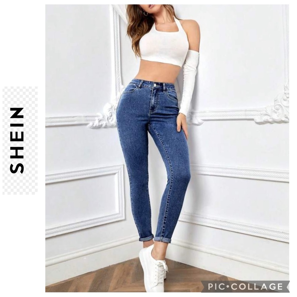 SHEIN High Waist Skinny Jeans size 27